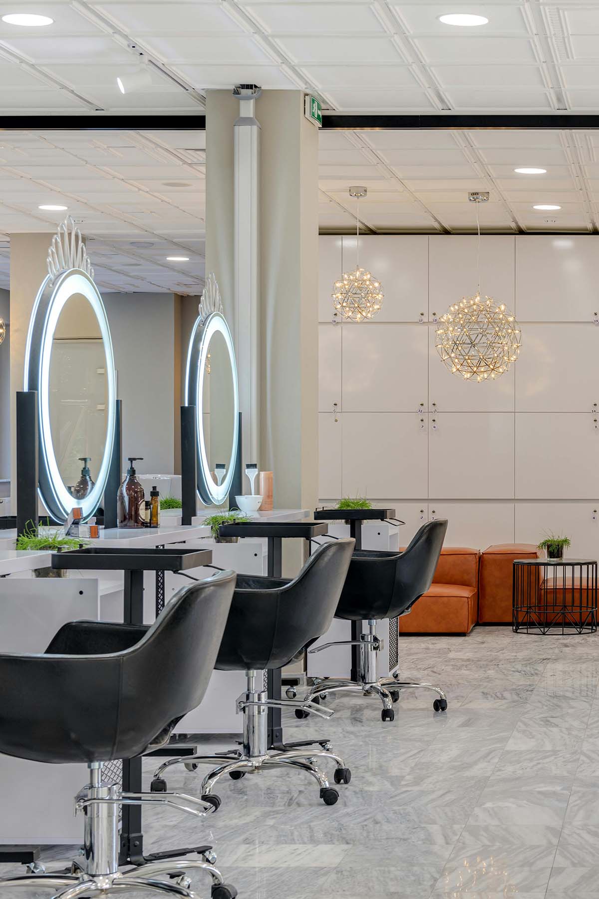 interior of a salon